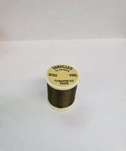 Wapsi Fly Tying Supplies Danville's Flymaster 6/0 Waxed Fly Tying Thread