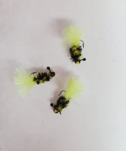 Weaver's Tackle Store Mini Jigs Bumble Bee With Fluorescent Yellow Tail Mini Jig