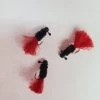Weaver's Tackle Store Mini Jigs Black With Red Tail Mini Jig