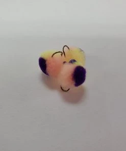 Weaver's Tackle Store Glo Ball Mini Jigs Tricolor Purple Dot Glo-Ball