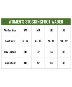 Frogg Toggs Women's Hellbender Stockingfoot Chest Waders