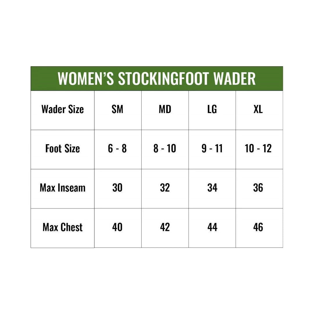 Frogg Toggs Women's Hellbender Stockingfoot Chest Waders