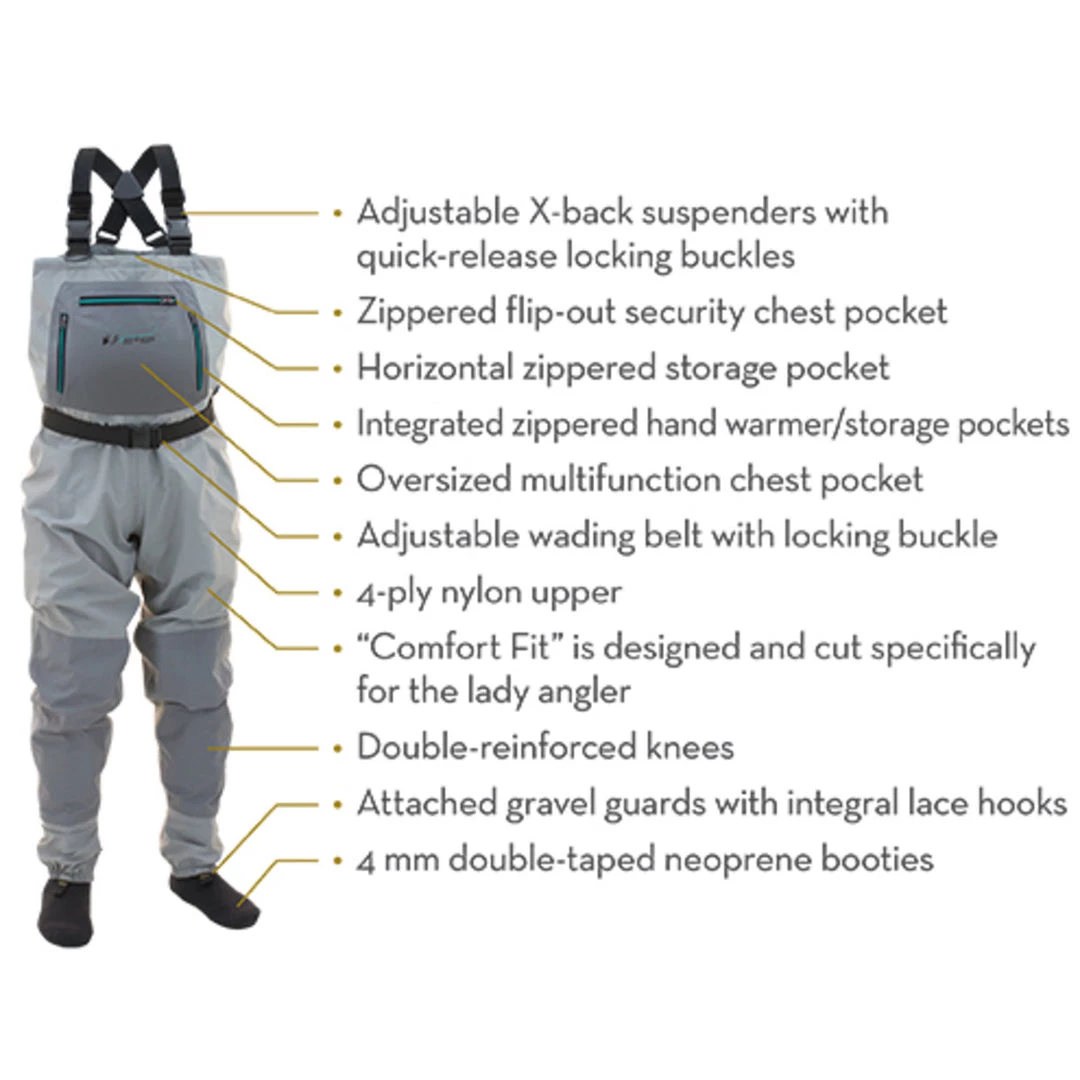 Frogg Toggs Women's Hellbender Stockingfoot Chest Waders