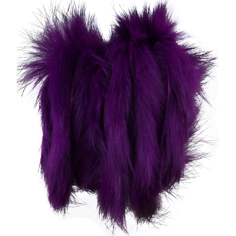 Hareline Dubbin Spirit River UV2 Rabbit Cross Cut Strips Fly Tying Supplies