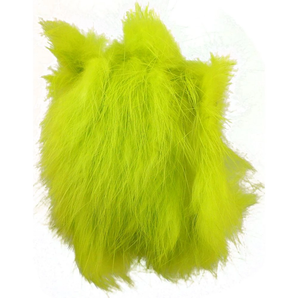 Hareline Dubbin Spirit River UV2 Rabbit Cross Cut Strips Fly Tying Supplies