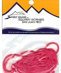 Hareline Dubbin Spirit River Squirmy Wormies Fly Tying Supplies