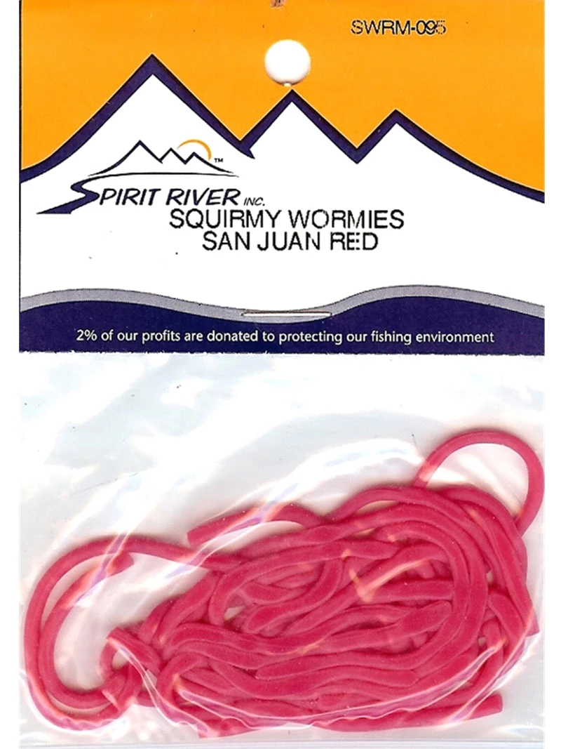 Hareline Dubbin Spirit River Squirmy Wormies Fly Tying Supplies