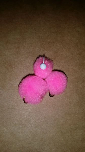 Weaver's Tackle Store Baby Pink Glo Ball Mini Jig Glo Ball Mini Jigs