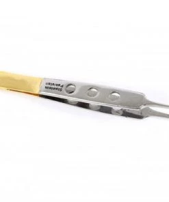 Wapsi Fly Tying Supplies Terra Deluxe 4" Angled Tweezer