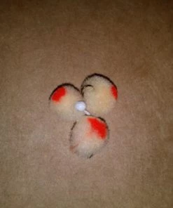 Weaver's Tackle Store Egg With Red Dot Glo Ball Mini Jig