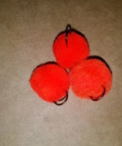 Weaver's Tackle Store Flame Glo Ball Mini Jig