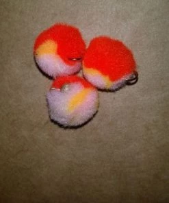 Weaver's Tackle Store Tri Color Flame Glo Ball Glo Ball Mini Jigs