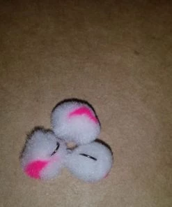 Weaver's Tackle Store White With Cerise Dot Glo Ball Mini Jig Glo Ball Mini Jigs