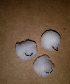 Weaver's Tackle Store Glo Ball Mini Jigs White Glo Ball Mini Jig