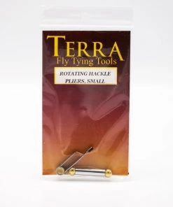 Wapsi Fly Tying Supplies Terra Rotating Hackle Pliers, Small