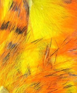 Fly Tying Supplies Hareline Dubbin Tiger And Black Barred Rabbit Strips