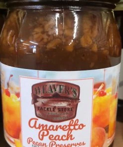 Weaver's Tackle Store Amaretto Peach Pecan Preserves