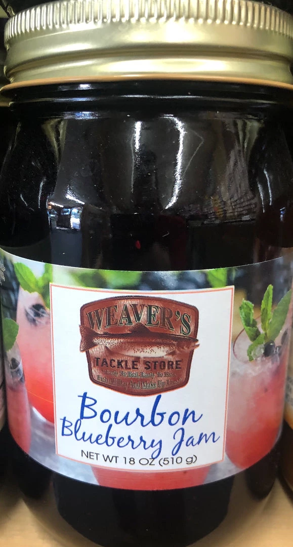 Weaver's Tackle Store Bourbon Blueberry Jam