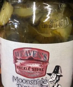 Weaver's Tackle Store Moonshine Pickles Kitchen