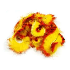 Fly Tying Supplies Hareline Dubbin Tiger And Black Barred Rabbit Strips