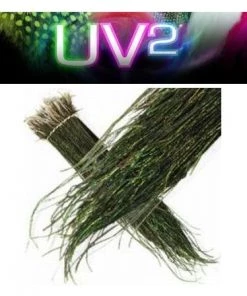 Hareline Dubbin Spirit River UV2 Peacock Natural