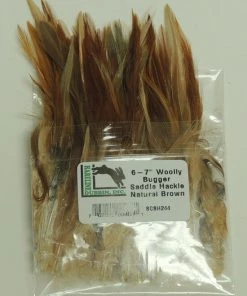 Fly Tying Supplies Hareline Dubbin 6-7" Woolly Bugger Saddle Hackle