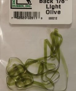 Hareline Dubbin Scud Back 1/8" Fly Tying Supplies