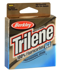 Pure Fishing Berkley Trilene Ice 100% Fluorocarbon Clear Line Fishing Line