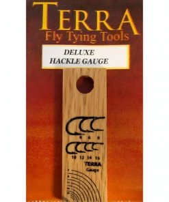 Wapsi Fly Tying Supplies Terra Deluxe Hackle Gauge