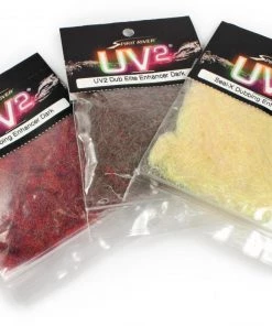 Hareline Dubbin Spirit River UV2 Dubbing And UV2 Dubbing Enhancers